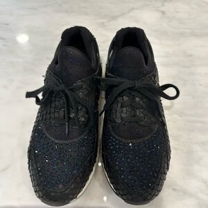 ASH Neoprene leopard slip on Sneakers.